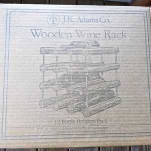 JK Adams Wine Rack - 12 bottle builder pack